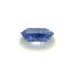 1 Karat ovaler blauer Saphir GIA