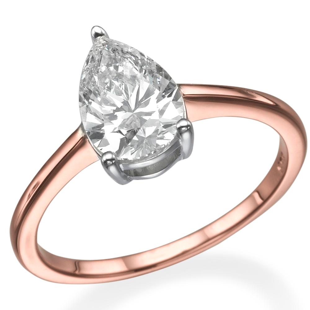 1 carat diamond ring pear shape
