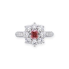 1 Carat Radiant Statement Fancy pink 14K Gold Colour-Collector’s Treasure