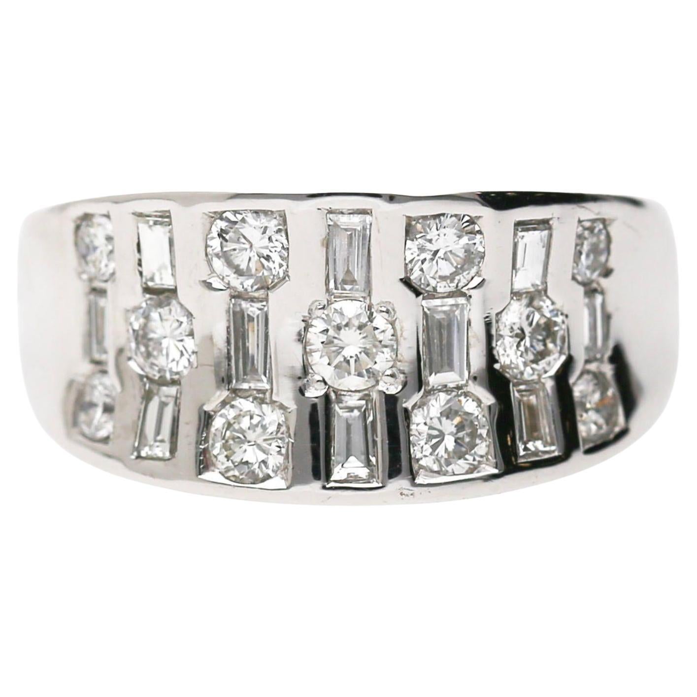 What is a channel diamond setting?