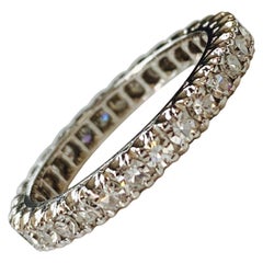 1 Carat Round Brilliant Diamond Eternity Band