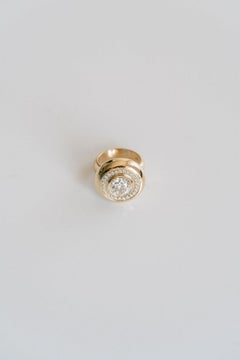 1 Carat Round Brilliant Diamond Ring Brilliant White SI 14K White Gold