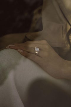 1 Carat Round Brilliant Statement Brilliant White 14K Gold Graceful Brilliance