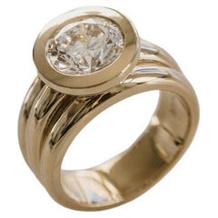 1 Carat Round Brilliant Statement Brilliant White 14K Gold Graceful Brilliance
