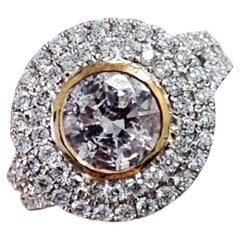 1 Carat Round Brilliant Statement Fancy Yellow 14K Gold Sunlit Royal Radiance
