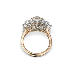 1 Carat Round Brilliant Statement Fancy Yellow 14K White Gold