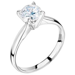 1 Carat, Round Cut 'Wedfit' Diamond Wedding Ring and Engagement Ring Combination