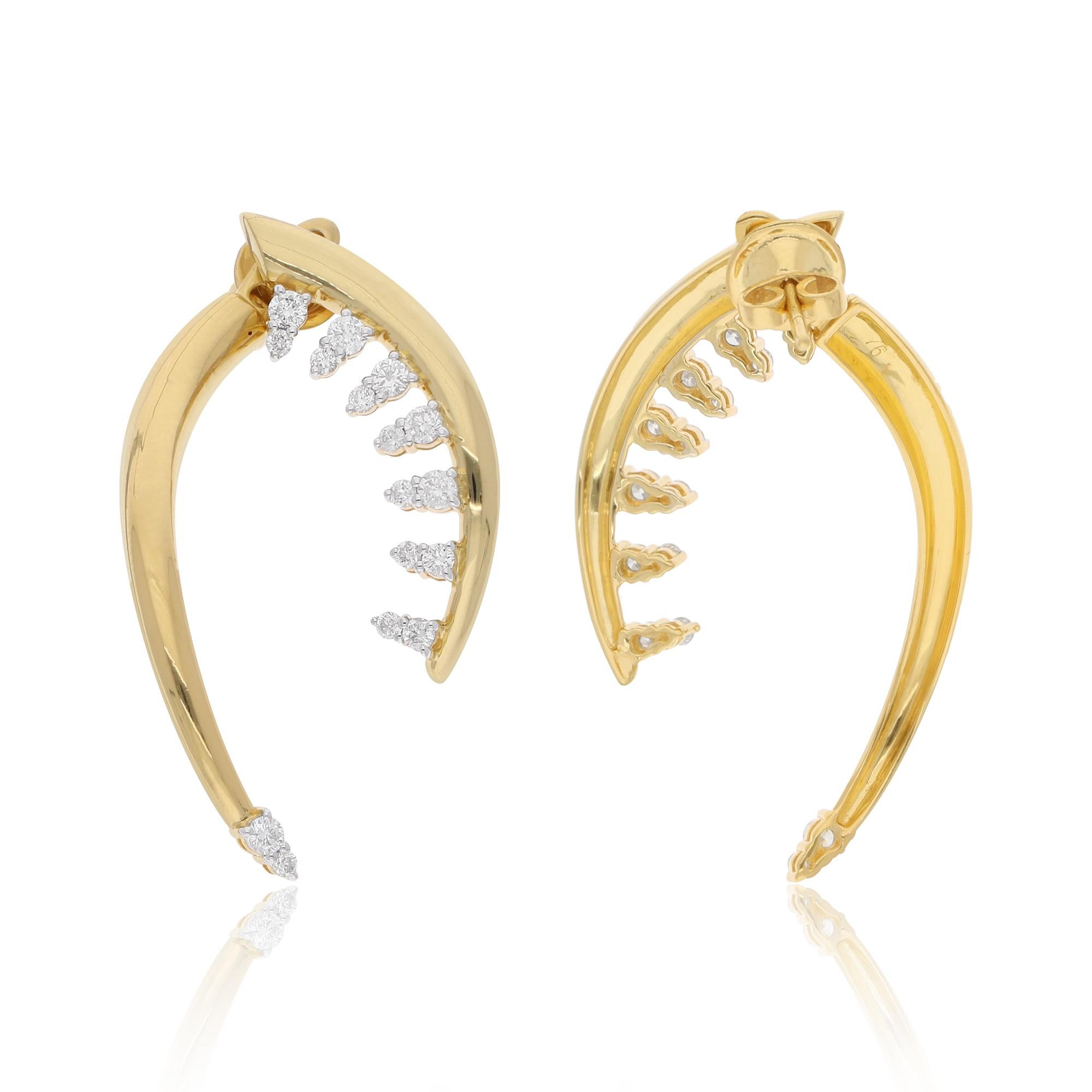 Artikel-Code :- SEE-12856 (14K)
Bruttogewicht :- 8.94 gm
14k Gelbgold Gewicht :- 8.73 gm
Gewicht des Diamanten :- 1.05 Karat. ( DURCHSCHNITTLICHE DIAMANT-REINHEIT SI1-SI2 & FARBE H-I )
Ohrringe Länge :- ca. 44 mm.

✦