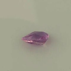 1 Carat Triangular Purple-Pink Sapphire GIA Unheated