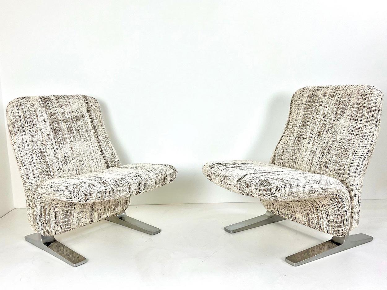 Chair F780 by Pierre Paulin for Artifort, New Upholstery, 1966 For Sale 2