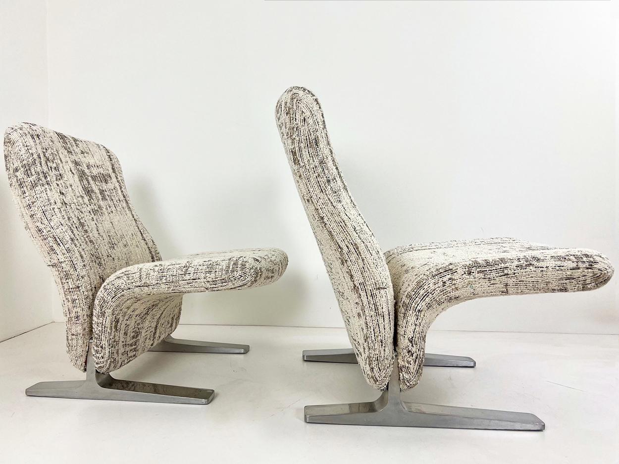 Chaise F780 de Pierre Paulin pour Artifort, nouveau tissu d'ameublement, 1966 en vente 3