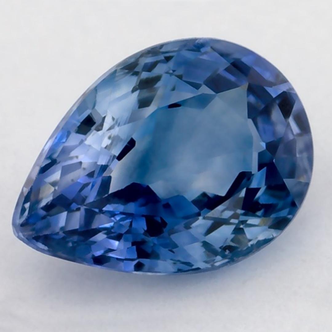 Pear Cut 1 Carat Blue Sapphire Pear Loose Gemstone