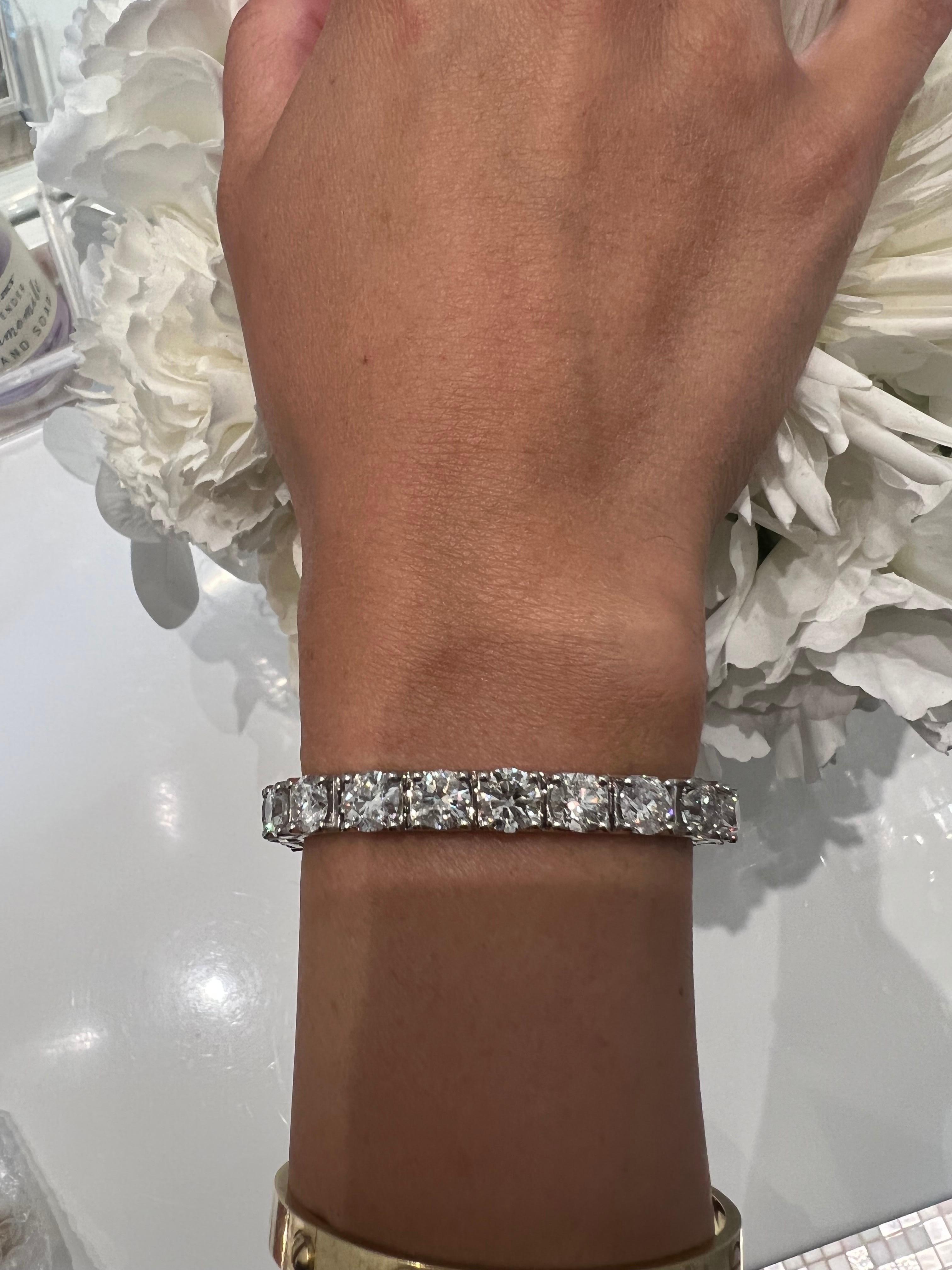 1 ct. Jedes Diamant-Tennisarmband 2