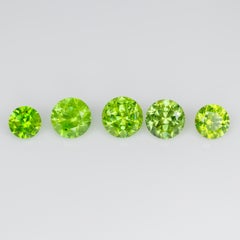 1 ct, Russischer Demantoid-Granat, facettiert