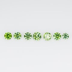 1 ct, Russischer Demantoid-Granat, facettiert