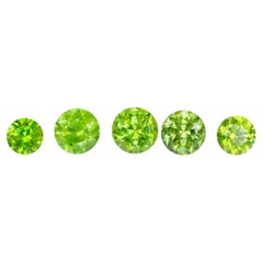 1 ct, Russischer Demantoid-Granat, facettiert