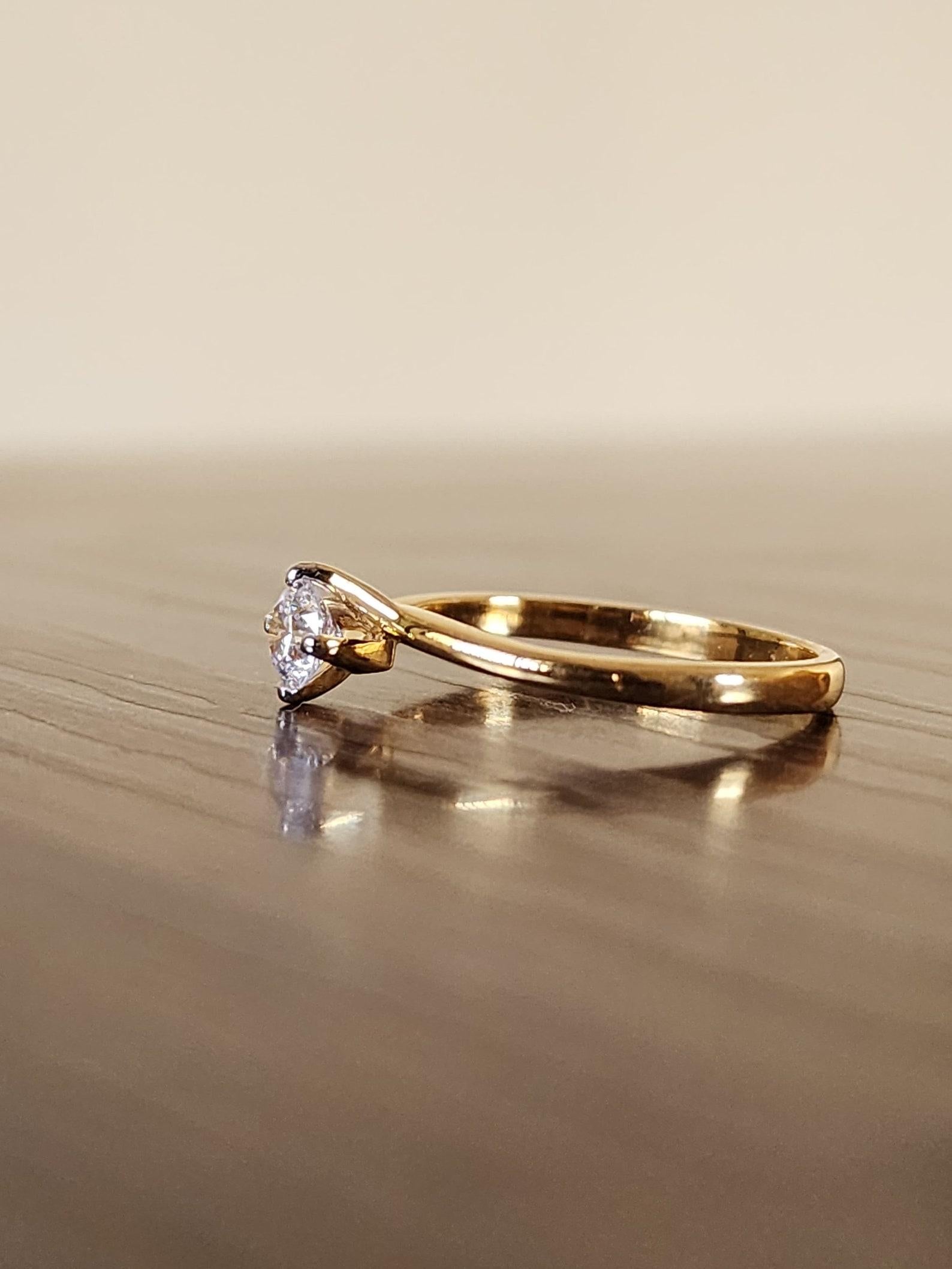 1 CT Moissanite Ring 925 Sterling Silver Solitaire Engagement Ring Gift For Her 5