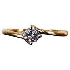 1 CT Moissanite Ring 925 Sterling Silver Solitaire Engagement Ring Gift For Her