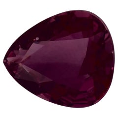 1 Ct Ruby Pear Loose Gemstone