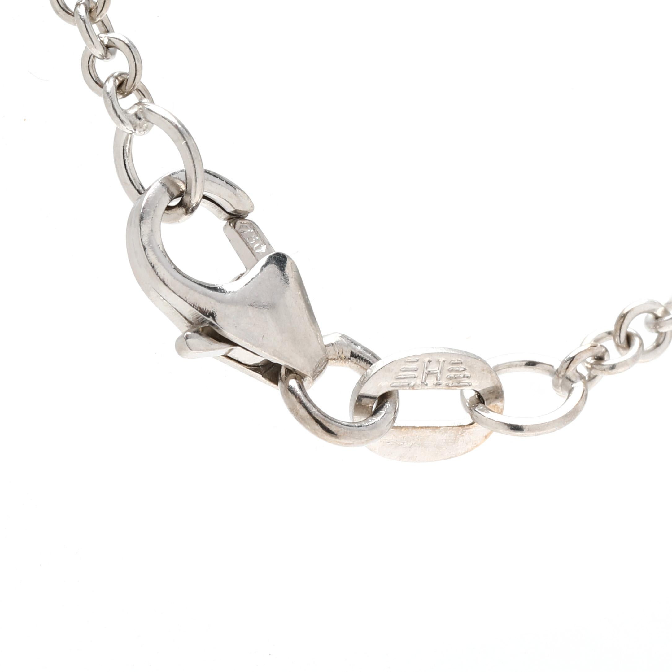 Taille ronde Collier pendentif diamant rond 1 ctw, or blanc 18k, longueur 18 pouces en vente