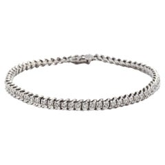 1 Ctw Diamond Tennis Bracelet, Diamond Line Bracelet