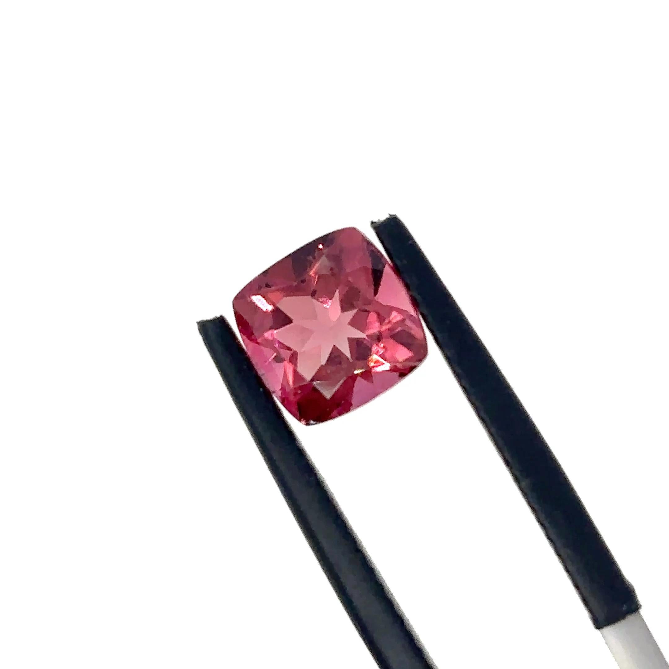 1 Cushion-Cut Tourmaline Cts 2.27 For Sale 1