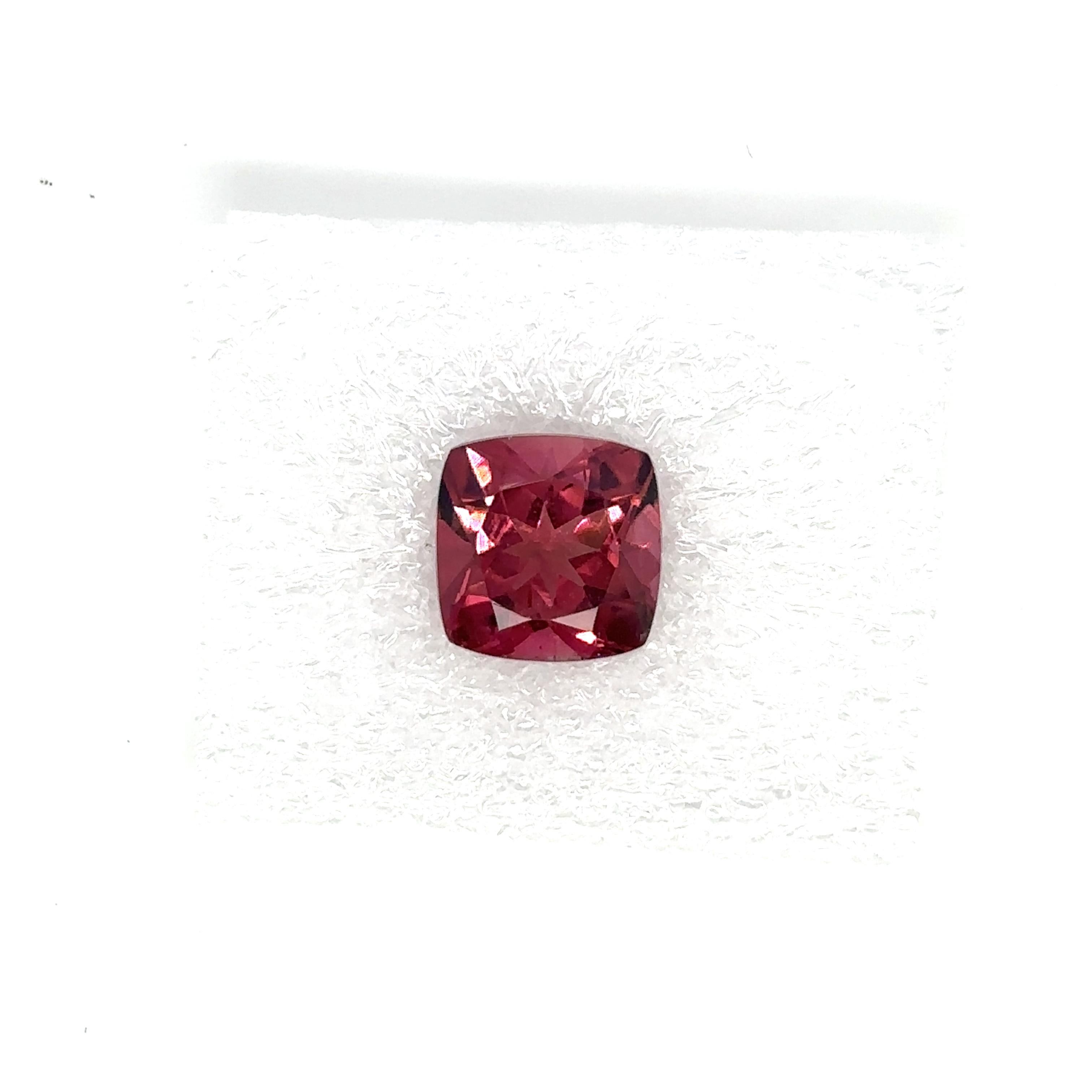 1 Cushion-Cut Tourmaline Cts 2.27 For Sale 2