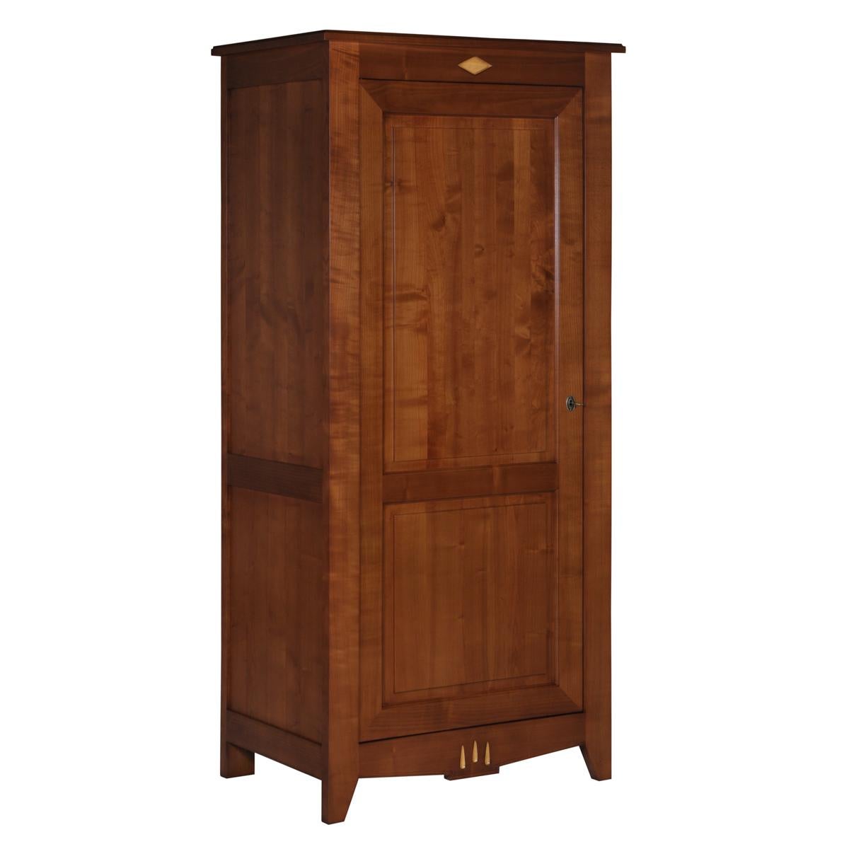 French 1-door Directoire style cupboard in solid wood For Sale
