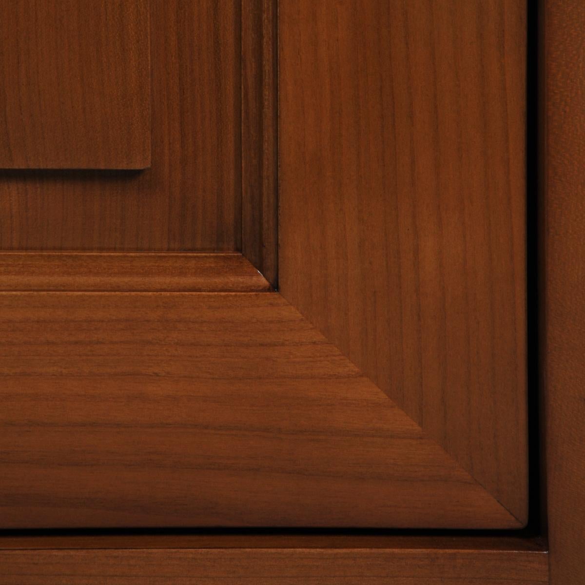 Hand-Crafted 1-door Directoire style cupboard in solid wood For Sale