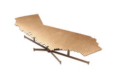 "Table basse en bronze à thème californien "1 DPI