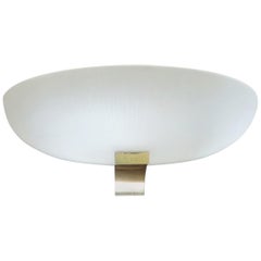 1 Fine French Art Deco Glass and Bronze Sconces by Jean Perzel