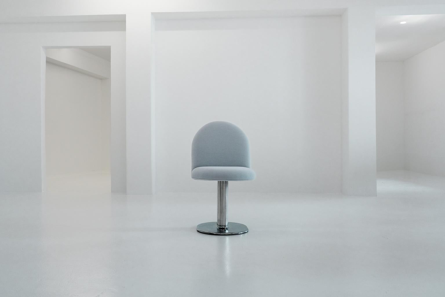 1 silla de comedor harlow de ettore sottsass para poltrona frau, 1971 Aluminio en venta
