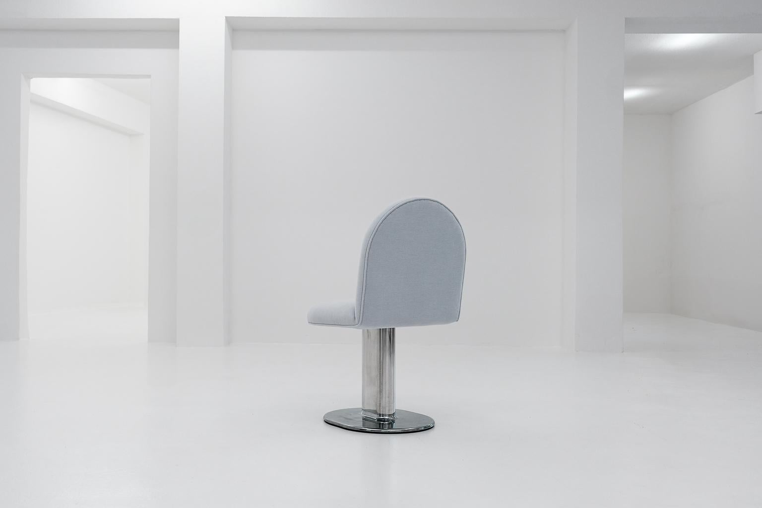 1 silla de comedor harlow de ettore sottsass para poltrona frau, 1971 Aluminio en venta