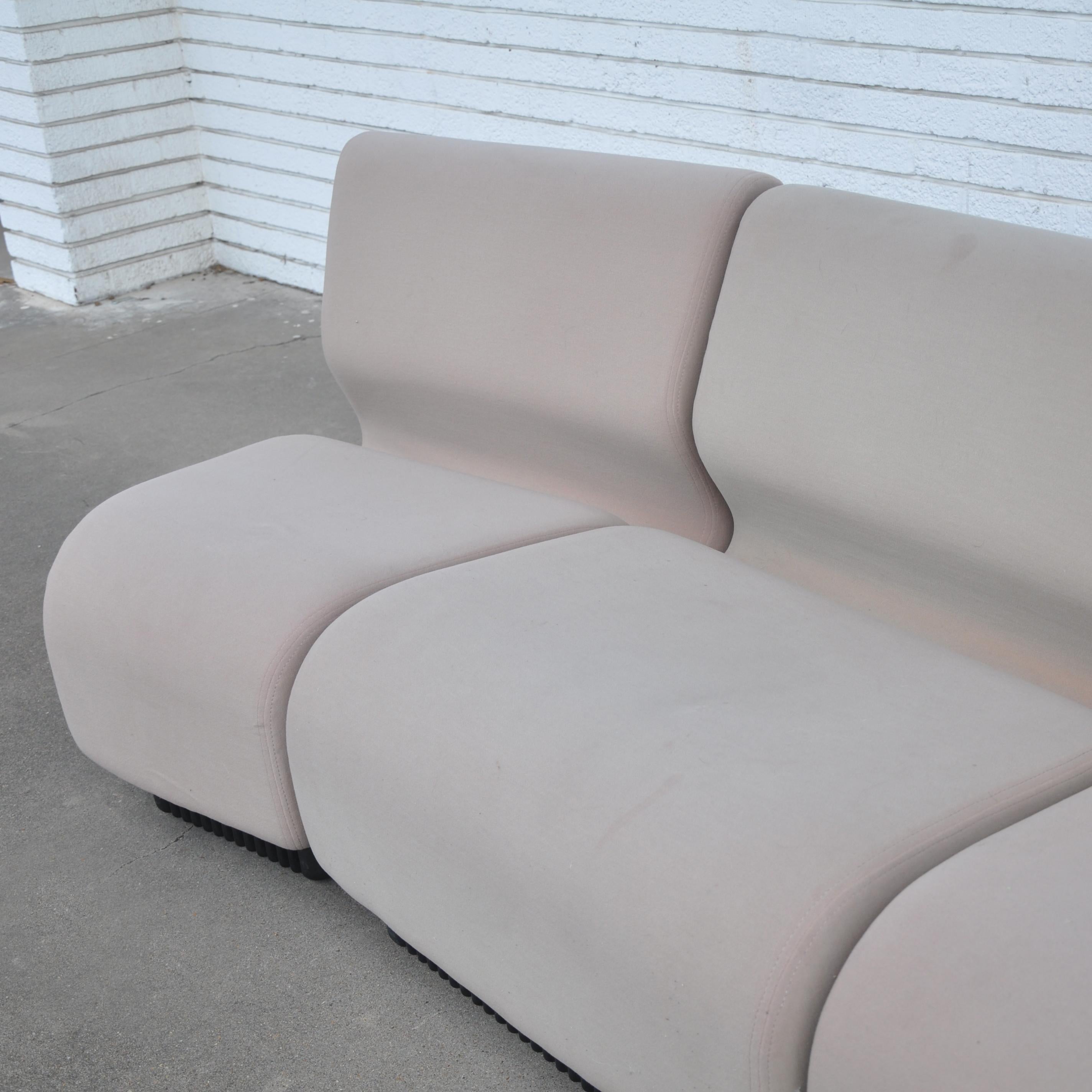 Fabric Herman Miller Don Chadwick Modular Sofa