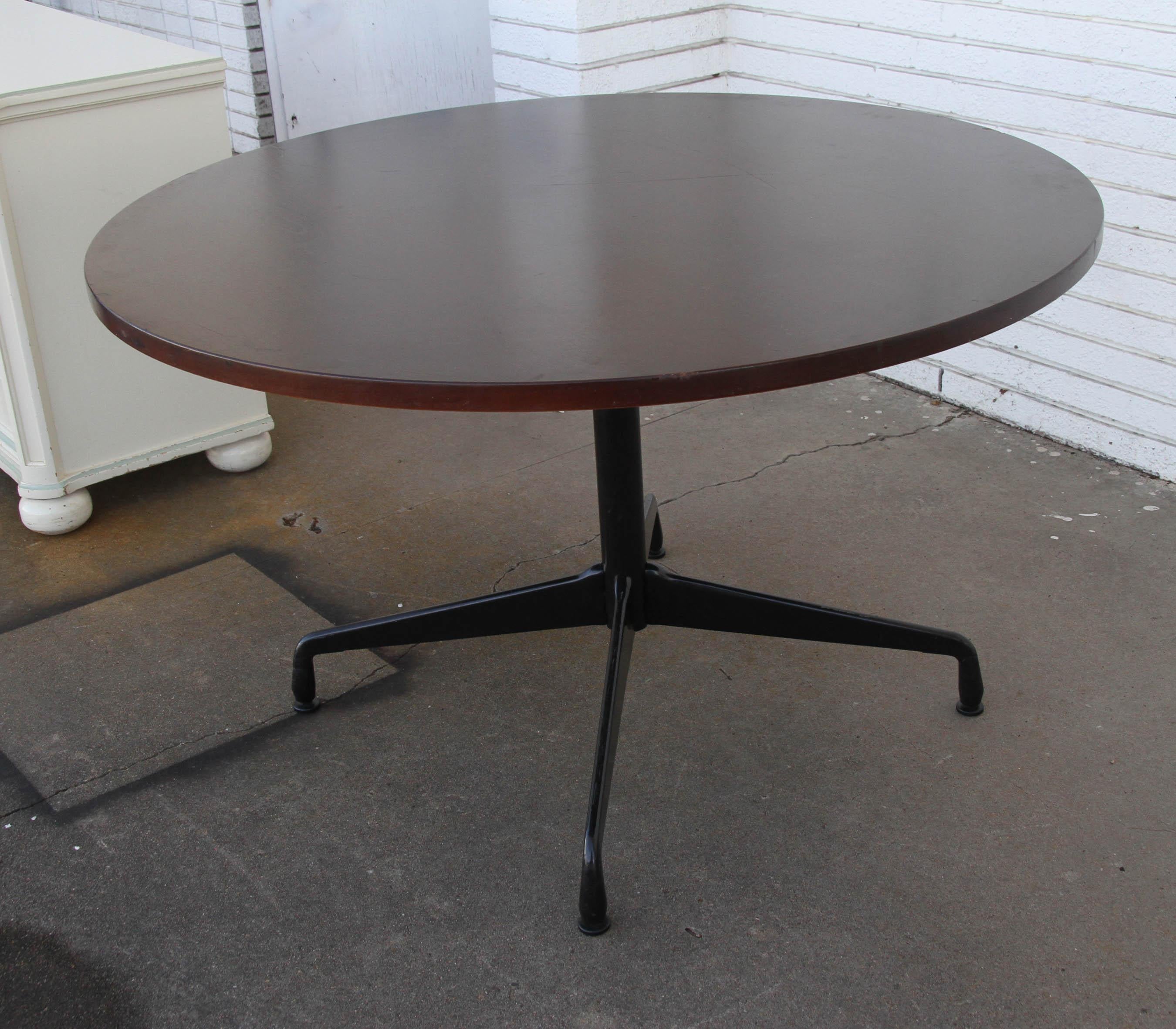 North American 1 Herman Miller Eames Aluminum Group Table For Sale