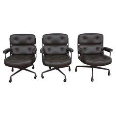 1 Herman Miller Time Life Office Executive Leather Chair 4-Star Base