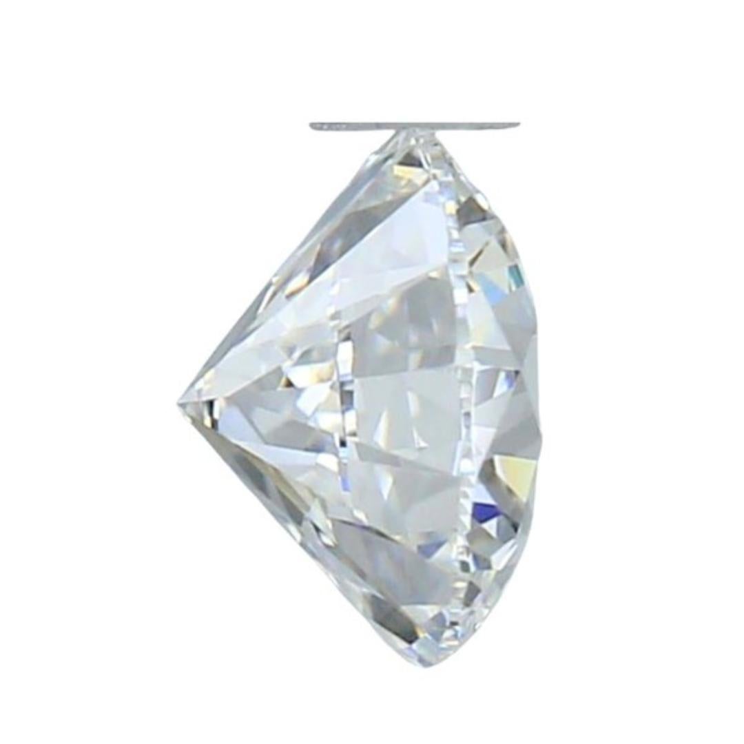 1 diamant naturel taille idéale avec cœurs et flèches de 0,56 carat certifié IGI Neuf - En vente à רמת גן, IL
