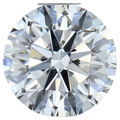 1 diamant naturel taille idéale avec cœurs et flèches de 0,56 carat certifié IGI