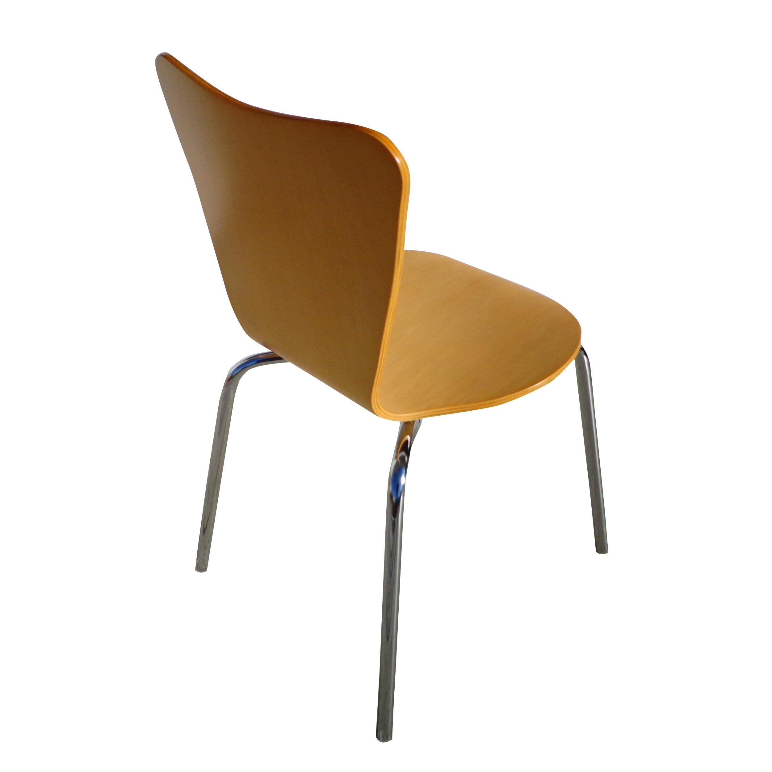 Contemporary 1 KFI Stackable Side Chair For Sale