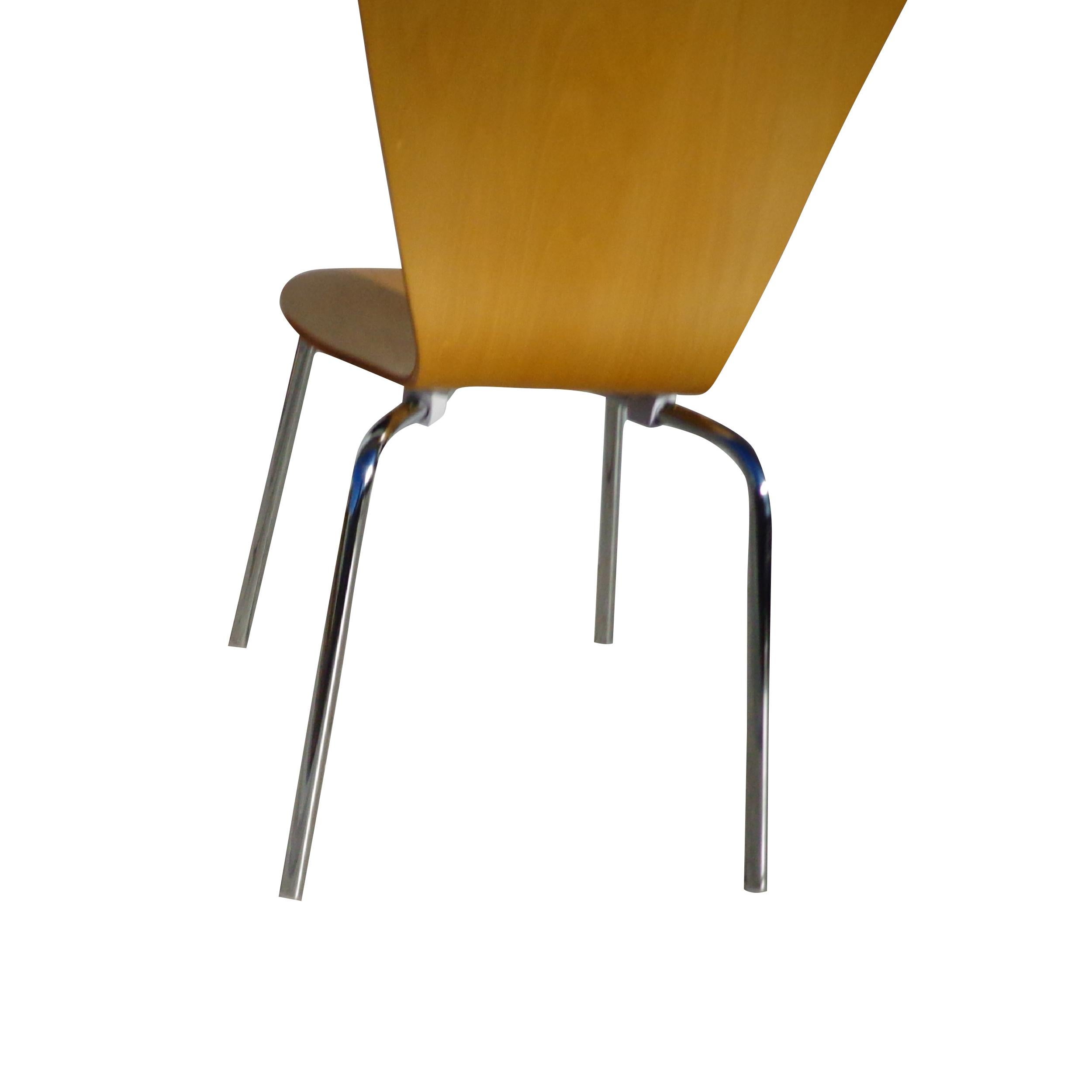 Laminate 1 KFI Stackable Side Chair For Sale