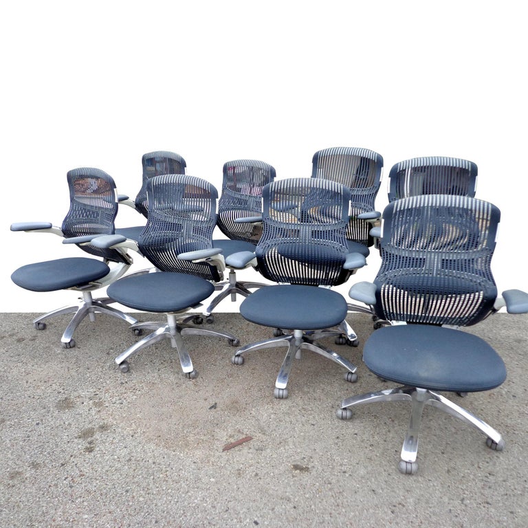 Chrome 1 Knoll Generation Task Chair For Sale