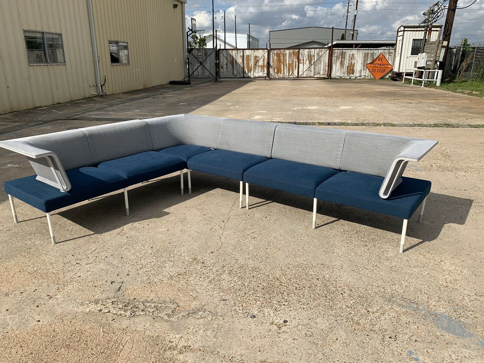 Aluminium 1 3 Piece Landscape Multi Section Sofa by Yves Behar for Herman Miller 6 Pieces en vente