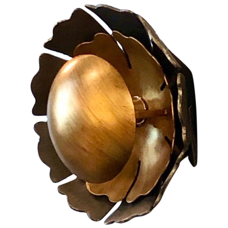 1-Light Camelia Flower Wall Sconce by Martyn Lawrence Bullard For Sale