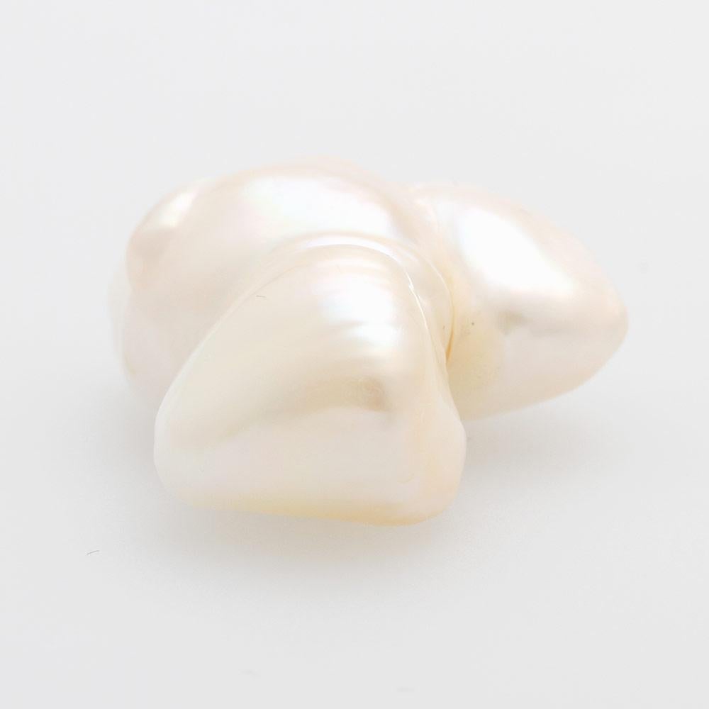 Uncut 1 Loose Cultured Pearl in Baroque Form