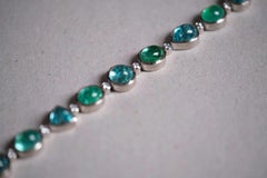 Leyser 950/Platinum Paraiba Tourmalines & Diamonds "Shangri-La" Bracelet