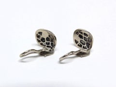 Earrings in White Gold with 26 Diamonds, 1, 56ct..