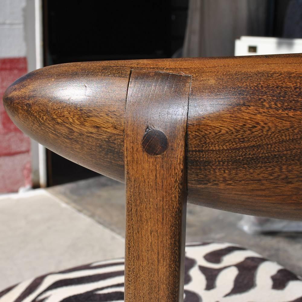 Walnut 1 Midcentury Dining Chair in the Manner of Kurt Ostervig  For Sale