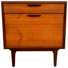 '1' Midcentury Ib Kofod-Larsen Teak Nightstand Brande Mobelfabrik