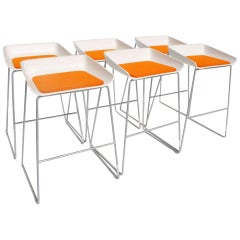 1 Modern Scoop Stool  by Steelcase