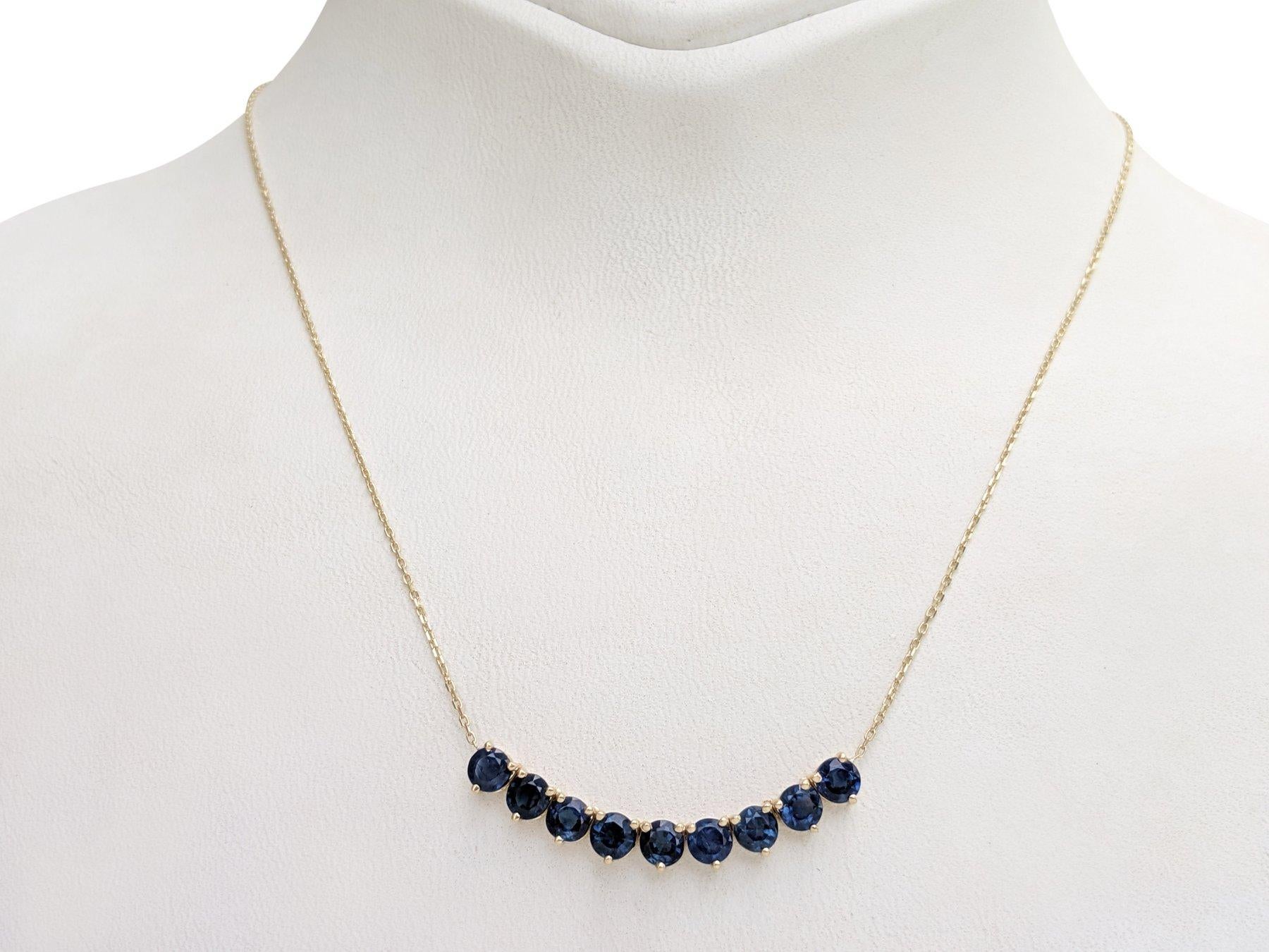 Center Natural Sapphire Stones:
Weight: 2.78 ct / 9 stones
Color: Blue
Shape: Round Mixed
Heated

Item ships from Israeli Diamonds Exchange, customers are responsible for any local customs or VAT fees that might apply to the purchase. 

**Import